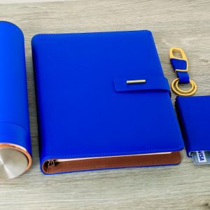 Executive Gift Set 006: Notebook + Business Card Holder + Pen + Key Holder & Thermal Flask