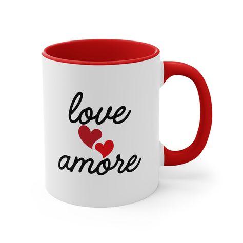 Ceramic White Valentine Mugs - Image 4