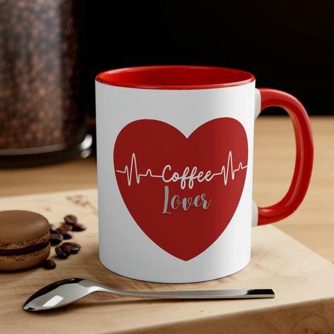 Ceramic White Valentine Mugs - Image 5