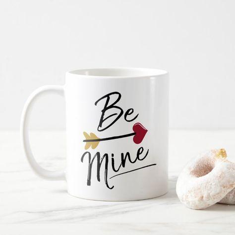 Ceramic White Valentine Mugs - Image 4